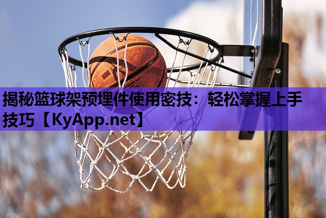 揭秘篮球架预埋件使用密技：轻松掌握上手技巧